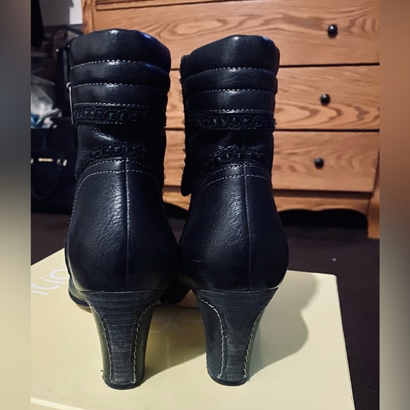 Anita Leather boots booties Sz 8.5 women’s designer leather boots EUC - Picture 7 of 14